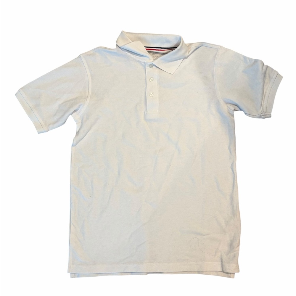 French Toast Boys White Polo Shirt XL 14/16 School Uniform